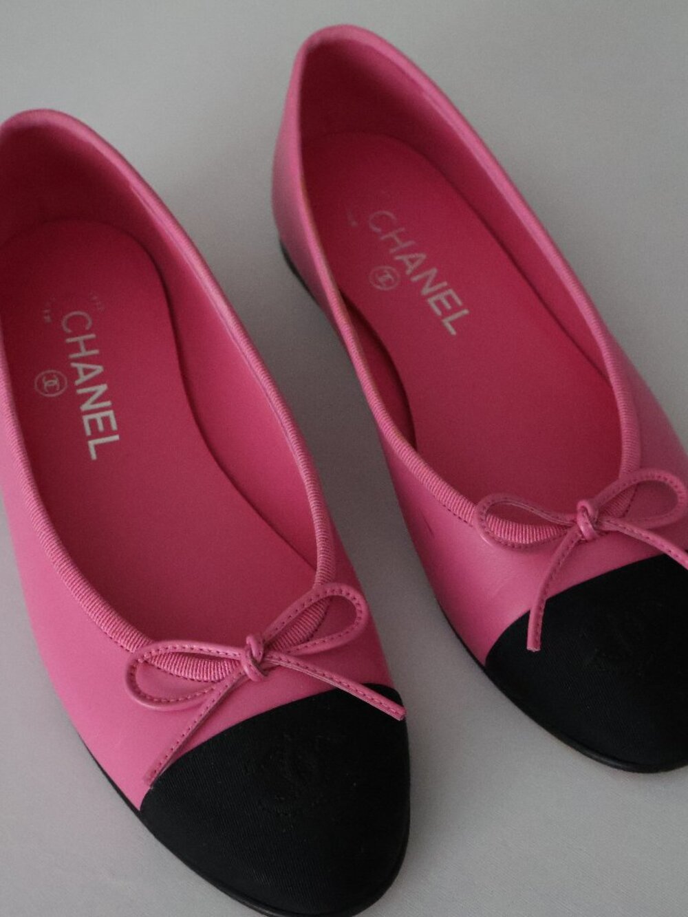 Chanel Pink Ballet Flats